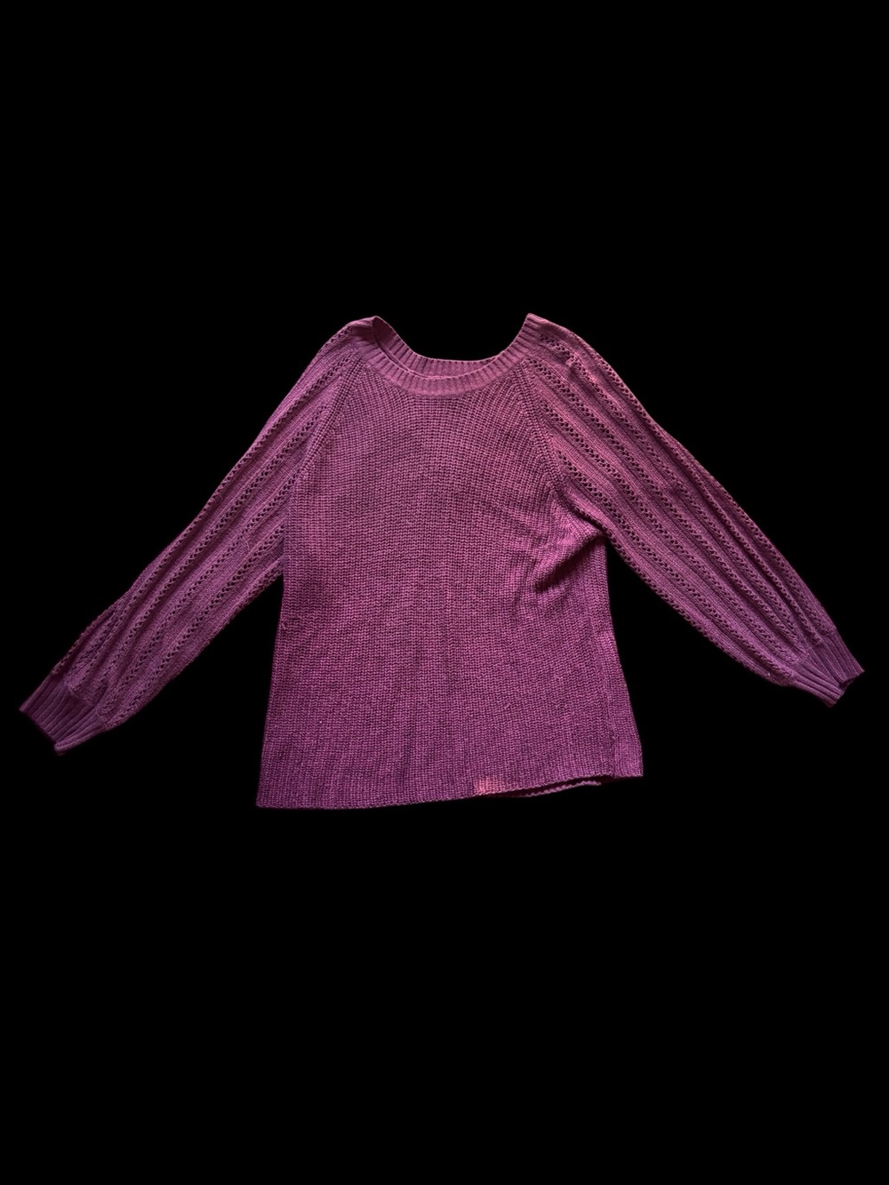 ✨ Moral Fiber purple
sweater Size 3XL✨